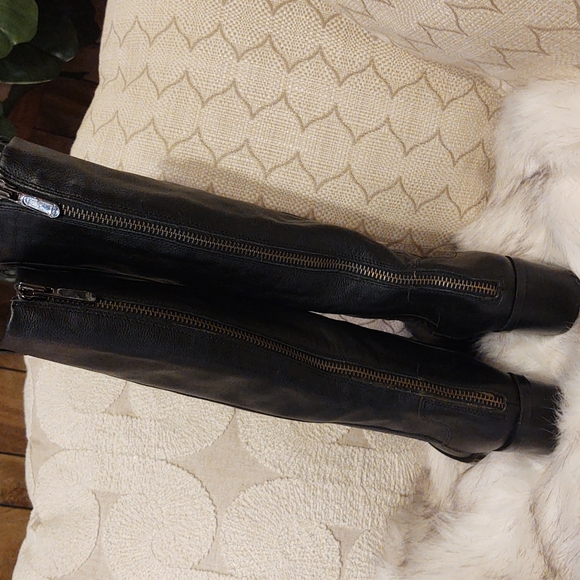 Calvin Klein leather knee boots - Picture 12 of 12